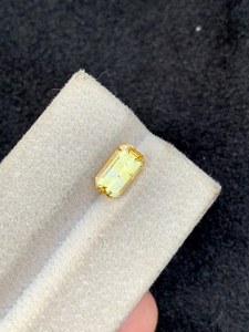 Zafiro amarillo natural facetado, piedra preciosa suelta para hacer joyas, anillo, colgante, pendientes, regalo para mujer - Product Image 3