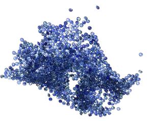 Zafiro Azul Natural de 2 mm, Corte Redondo y en Forma de Pera, Certificado por IGI, Piedras Preciosas Sueltas Facetadas para Joyería, Zafiro Azul de 3 mm de Altura - Product Image 2