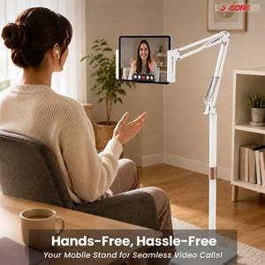 Soporte de Suelo para Tablet de 5 Núcleos, Giratorio 360°, Ajustable, Universal, para Cama, Teléfono, iPad - Product Image 5