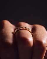 Anillo de Eternidad con Incrustaciones de Esmeraldas Cultivadas en Laboratorio, Corte Esmeralda, Sin Níquel, 2CTW, Plata de Ley 925 con Baño de Oro Rosa, Anillo de Boda Romántico