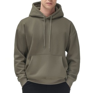 Hoodies pour homme, 100% coton, fabricants de vêtements, logo personnalisé, hoodie unisexe surdimensionné, hoodie vierge épais - Product Image 2
