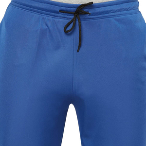 Survêtement bleu respirant pour homme, fermeture éclair intégrale, col montant, style sportif, coupe régulière, couleur unie, polyester, idéal pour l'automne - Product Image 5