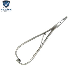 Portaagujas Mathieu de Acero Inoxidable Alemán, 12cm, 14cm, 16cm, Herramienta de Sutura Médica Reutilizable, Instrumentos Quirúrgicos - Product Image 3