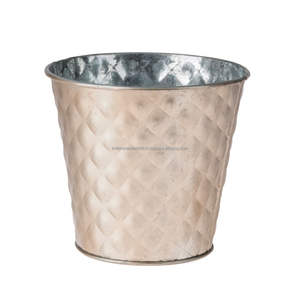 Best selling galvanized metal planters premium quality iron planters modern flower pots and planters for sale - Product Image 3