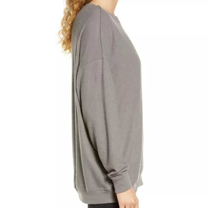 <b>Women's</b> <b>Quarter</b> <b>Zip</b> <b>Sweatshirt</b> Soft Fleece Stand Collar Pullover Long Sleeve Relaxed Fit Casual Top for Gym Lounge Daily Wear - Product Image 6