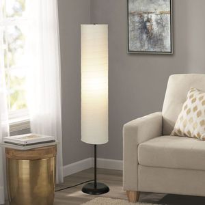 Bohemian Collapsible <b>Floor</b> <b>Lamp</b> with Ricepaper Ivory <b>Shade</b> - Product Image 3