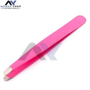 Pinzas para Pestañas con Puntas de Fibra, Color Rosa, Estuche para Extensiones de Pestañas, Pinzas para Pestañas de Acero Inoxidable, Juego de 2 Piezas - Product Image 2