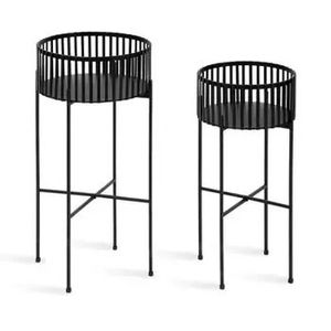 Support de présentation élégant et moderne en métal galvanisé pour pots de fleurs, idéal pour l'intérieur, le jardin et la maison - Product Image 5