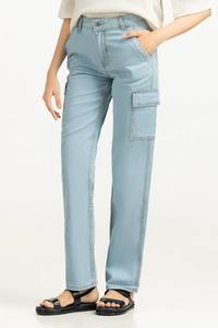 กางเกงยีนส์เดนิมสตรีทแวร์สำหรับผู้หญิง ออกแบบโดยดีไซเนอร์  โลโก้สั่งทำได้ คุณภาพสูง ทรงหลวม สไตล์โมเดิร์น แฟชั่นคนเมือง - Product Image 4