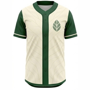 เสื้อเบสบอล Noor Regalia รุ่น Unisex แขนสั้น สีเขียวล้วน ระบายอากาศได้ดี ผลิตจากโพลีเอสเตอร์ ทรงปกติ ใส่ได้ทุกฤดู พิมพ์ลายโลโก้ด้านหน้า - Product Image 1