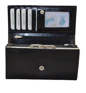 New Women's Long <b>RFID</b> PU <b>Wallet</b> Fashion Ladies Clutch Bag with Button Closure Polyester Lining 2026 - Product Image 5