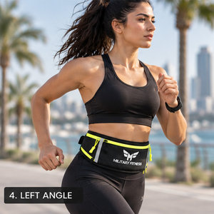Sac banane réfléchissant de qualité supérieure pour la course à pied, ceinture de sport réglable pour le jogging, le marathon, le fitness et les activités de plein air - Product Image 1