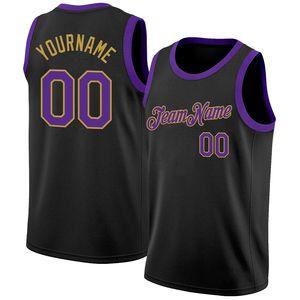 Custom Black Pink <b>Yellow</b> Basketball Jersey Men's <b>Tank</b> <b>Top</b> Sublimation Print Breathable 100 Polyester Sporty O-Neck - Product Image 5