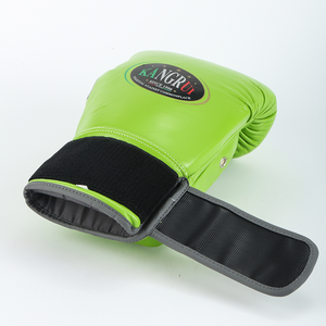 Guantes de Boxeo de Cuero con Cordones y Absorción de Humedad para Entrenamiento de Artes Marciales - Equipo Ofensivo y Defensivo Unisex Personalizable - Product Image 5