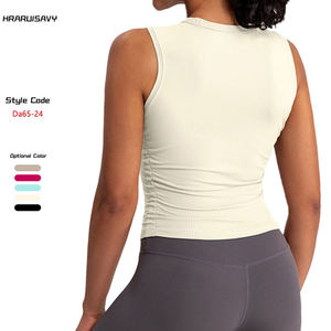 Top Deportivo Estilo Deportivo para Mujer, Cuello Redondo, Sexy, de Nailon y Elastano, Sin Mangas, para Yoga, Gimnasio y Ejercicio - Product Image 4