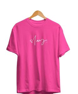 Camiseta informal de algodón para mujer 100% Spandex Material bordado Logo diseño cuello impreso básico tejido Jersey personalizable - Product Image 5