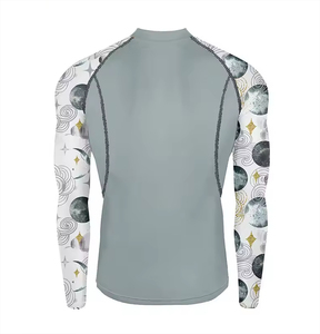 Chemises de course pour hommes de qualité supérieure pour l'été avec ensembles de leggings / Vente en gros de combinaisons de musculation pour hommes à compression haute élasticité - Product Image 3