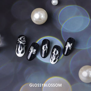 ShineB Botanic Bliss-Golden Rose 69034, Nail Art <b>Decal</b> Fingernails Designs Self Adhesive Floret Decoration Deco <b>Stickers</b> - Product Image 5