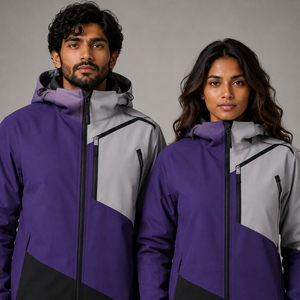 Custom Unisex Color Block Ski Suit Insulated Waterproof Snow Jacket and Pants Wholesale Sportswear Manufacturer Supplier - Product Image 6