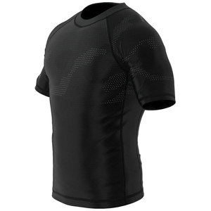 Top Trendy Comfortable Custom Logo Quick Dry Polyester Soft Breathable High Professional Short Sleeve <b>Men</b> <b>Compression</b> <b>Shirt</b> - Product Image 2