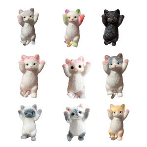 ของเล่นบีบแมวนุ่ม TPR ทำมือ ดีไซน์ใหม่ ขนาดจัมโบ้ ฟู ยืดหยุ่น บรรเทาความเครียด ของเล่นแมวคลายเครียด - Product Image 3