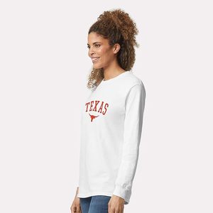 Texas Long Sleeve T-Shirt for Men, Women, Unisex, 100% Cotton, Texas State <b>Pride</b> Graphic Tee, Standard Fit Long Sleeve <b>Top</b> - Product Image 2
