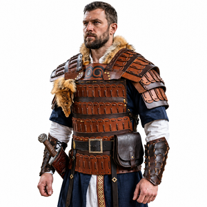 Armadura de Pecho Medieval para TV y Cine, Armadura Celta de Lamelas para Caballero Renacentista, Armadura Vikinga de Guerrero para LARP, En Stock - Product Image 1