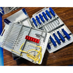 Complete ACL & PCL Reconstruction Instruments Set with Aluminum Sterilization Case Arthroscopic <b>Knee</b> Ligament Surgery Instrument - Product Image 6