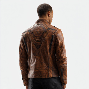 High Quality Premium Cool and Classy Leather <b>Jacket</b> For Casual Use - Product Image 3