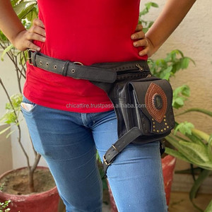 กระเป๋าคาดเอวสำหรับผู้หญิงใหม่สำหรับรถจักรยานยนต์กระเป๋าคาดเอวกระเป๋าคาดเอวกระเป๋าคาดเอวหนังสีดำคาดเอวกระเป๋าคาดเอว - Product Image 4