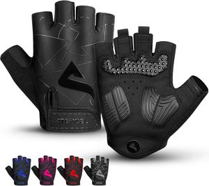 Gants d'entraînement unisexes ZERBJ respirants pour la musculation avec fermeture à enfiler pour la salle de sport et le cyclisme - Product Image 1