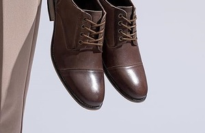 Zapatos Planos Casuales Formales de Lujo de Primera Calidad en Cuero Genuino Marrón, Ligeros, a Precio Económico, Botas y Zapatos al por Mayor ROYAL SPORTS - Product Image 4