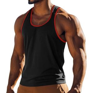 Camiseta sin mangas informal para hombre, camiseta sin mangas de verano para gimnasio, holgada, de punto, transpirable, Anti-UV, chaleco deportivo para correr al aire libre, Fitness, Color sólido - Product Image 4