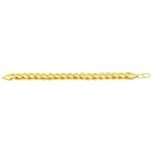 กำไลข้อมือทองชุบ 14K 18K 24K ลายเกลียวเชือก สำหรับผู้ชาย สวมใส่ได้ทุกวัน สไตล์ดูไบ ทำจากทองเหลือง แฟชั่นกำไลข้อมือขายส่ง - Product Image 2
