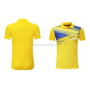 Ensemble d'uniformes de badminton personnalisés pour hommes, impression par sublimation, 100% polyester, respirant, séchage rapide, grande taille - Product Image 2