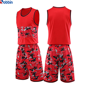 Maillot et short de basketball respirants de haute qualité, personnalisables par le fabricant, avec motifs imprimés sur mesure et couleur personnalisée, unisexe - Product Image 1