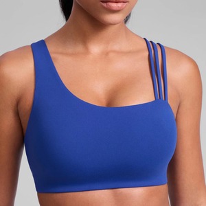 Contrast Color Active Wear Set Halter Sport <b>Bra</b> & Tank Top & V-Waist Pants <b>Open</b> Back Fitness Yoga Wear Workout Suit - Product Image 5