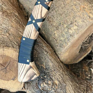 Hacha Vikinga Industrial Tradicional, Diseño Nórdico, Cabeza de Acero al Carbono, Mango de Madera de Fresno, Herramienta Decorativa de Supervivencia, Decoración para el Hogar, Regalo - Product Image 5