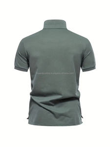 Camisetas Polo de alta calidad para hombre, de algodón 100% Jersey hecho a medida, tela de gofre transpirable, además de polos superiores, polos para hombre - Product Image 5