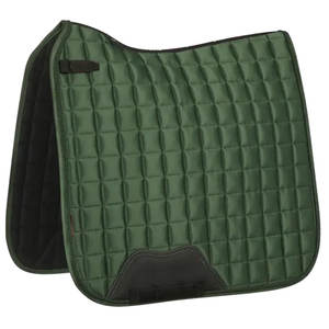 Euro Cavall Tapis de selle d'équitation pour dressage et saut, en tissu satiné Loire, avec doublure en maille et tissu extérieur mat brillant, très vendu - Product Image 1