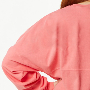 Professional Manufacture Ladies Plus Size Lightweight Soft Cotton Sweatshirt Casual Solid Breathable Oversized Sweat Shirt - Product Image 6