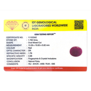 High Quality 8.8 Carat African Ruby Loose Gemstone for Fine Jewelry - Product Image 4