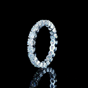 Bague de fiançailles en diamant de laboratoire taille ronde de qualité supérieure, or jaune massif 14 carats, bande polie brillante, 1 carat, bijoux fins, cadeau pour femme - Product Image 5