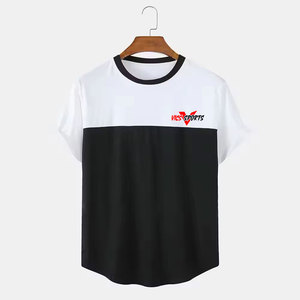 T-shirt basique moderne pour homme, confort quotidien, tissu doux, idéal pour une tenue quotidienne. - Product Image 1