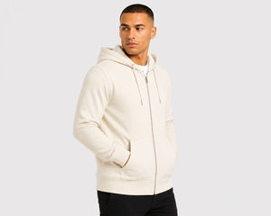 Fashionable Men Zipper Hoodie 100% Cotton Regular Fit Streetwear Casual <b>Zip</b> <b>up</b> Winter Anti-Shrink Breathable - Product Image 4