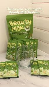 Leche de belleza con matcha (10 sobres) producto de Tailandia - Product Image 2