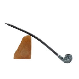 Pipa de Fumar de Madera Maciza de Lujo Personalizada, Porta Cigarrillos Secos Estilo Antiguo Hecho a Mano - Product Image 4