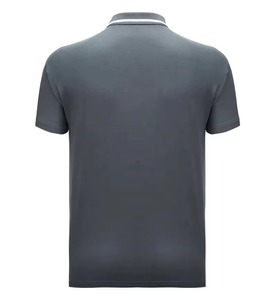 เสื้อโปโลสำหรับผู้ชายเสื้อถักแบบเข้ารูปผ้าฝ้ายแบบกำหนดเองได้ - Product Image 2