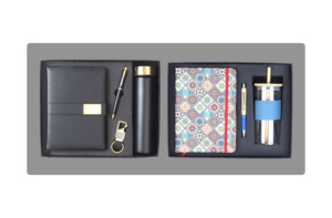 Set de Regalo Corporativo Ejecutivo Personalizado de Cuero PU Ecológico Premium, Moderno y Personalizable en Color Digital - Product Image 4