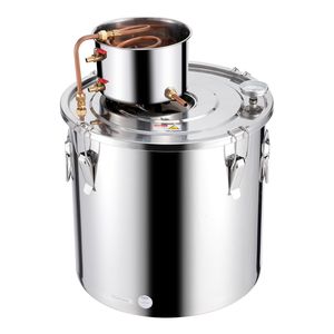 Kit di Fermentazione Domestica in Acciaio Inox da 50 L (13,2 Galloni) con Serpentina in Rame per Distillazione e Raffinazione di Alcol e Acqua - Product Image 1